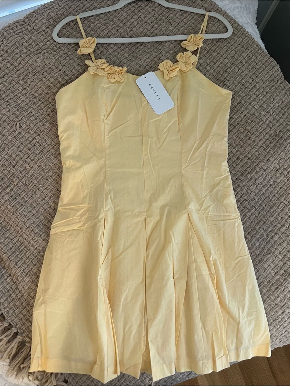 Yellow Mini Dress